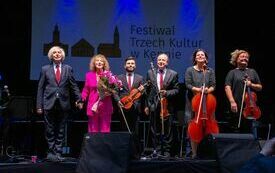 Alicja Majewska i Włodzimierz Korcz w czasie Festiwalu Trzech Kultur 