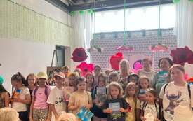 Podczas wizyty w Bibliotece
