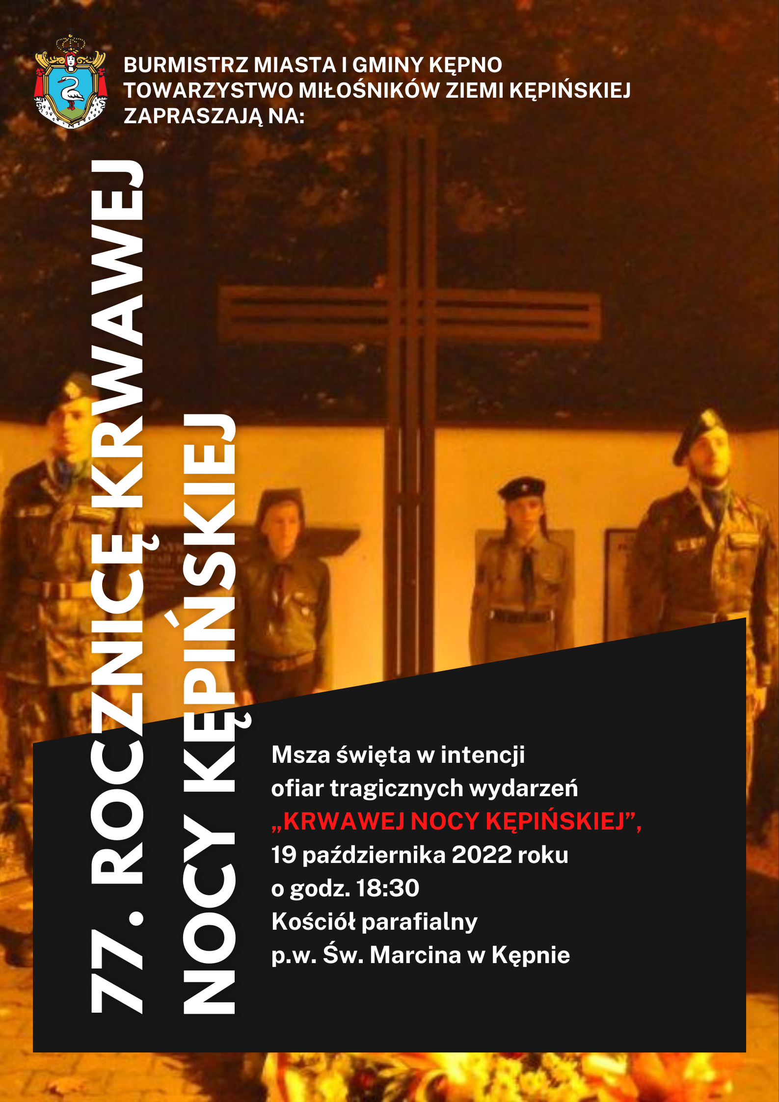 plakat Krwawa Noc Kępińska 