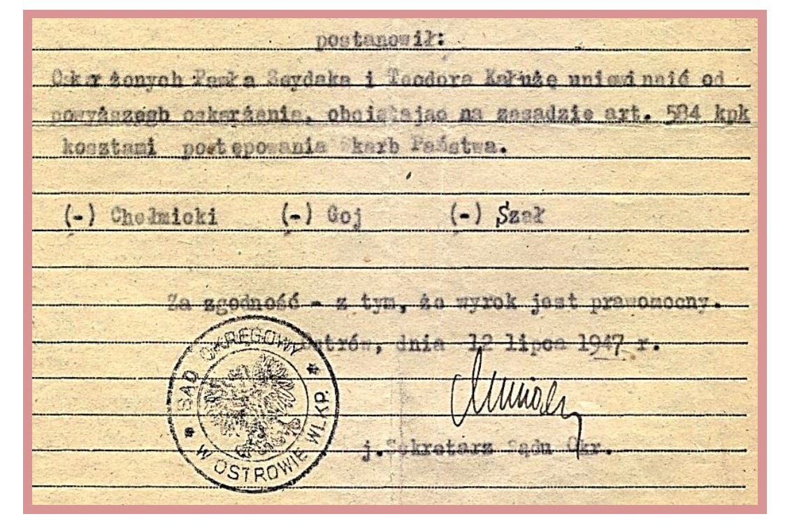 postanowienie ws. Seydaka