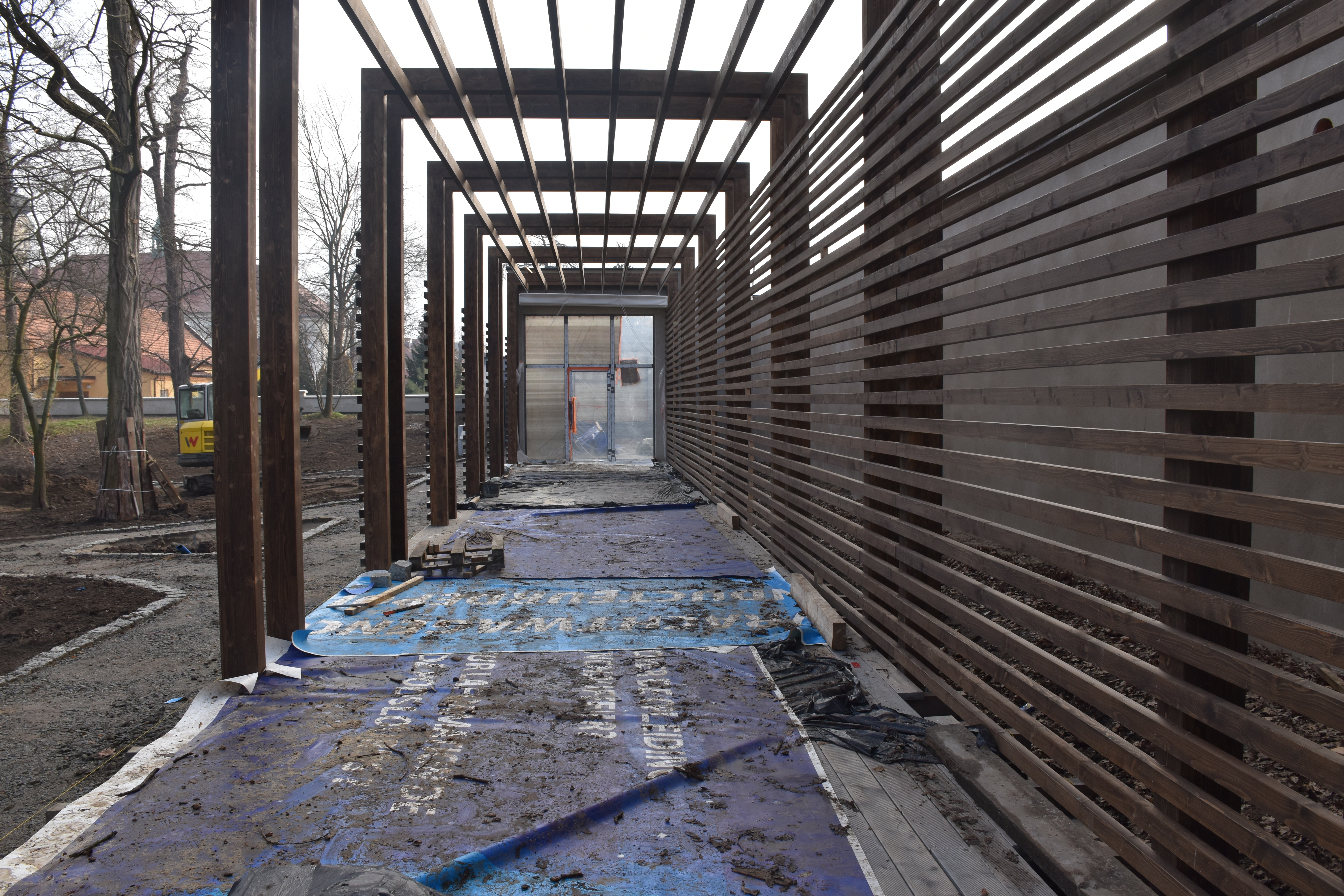 Park starościański w trakcie rewitalizacji 