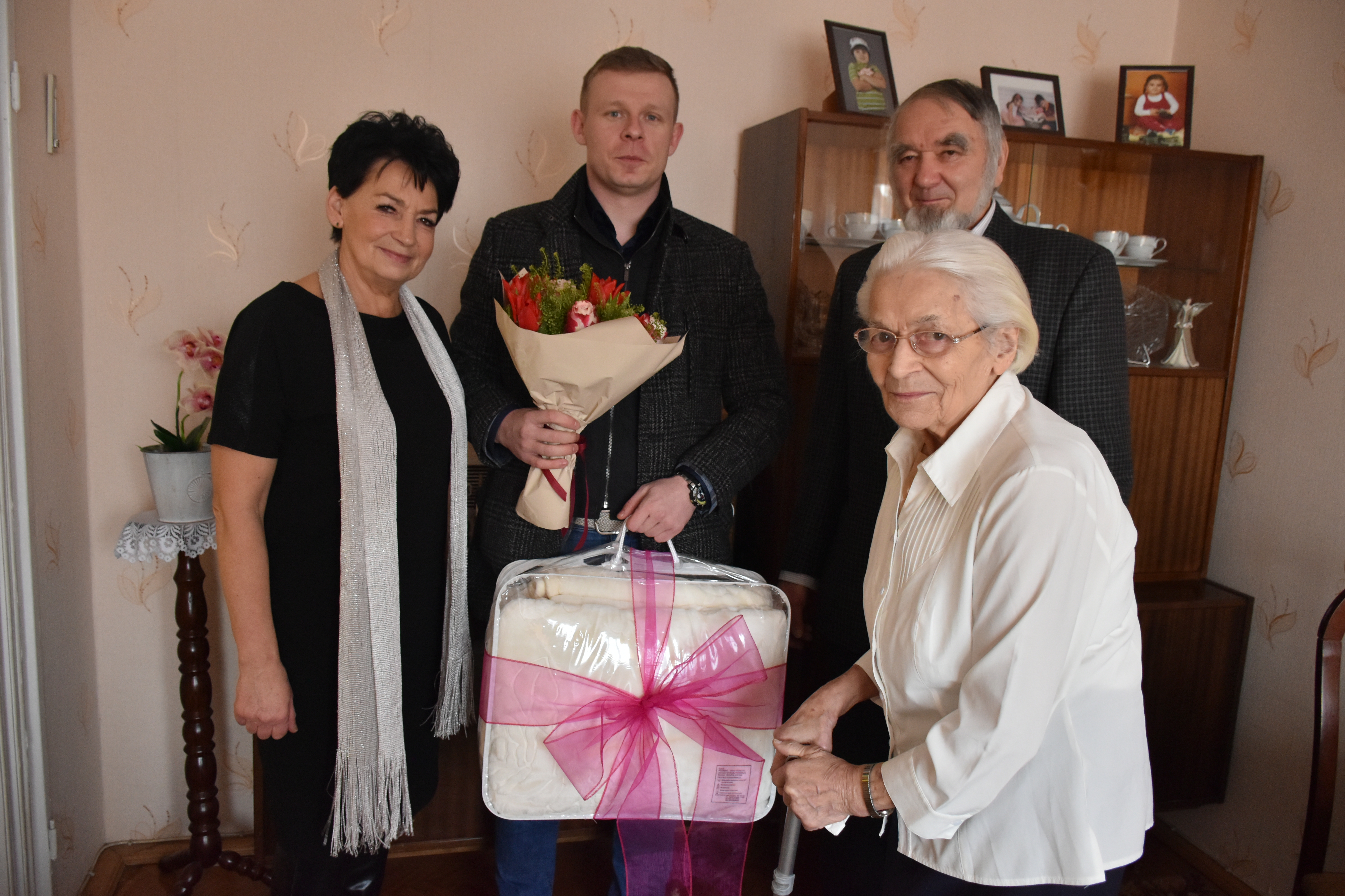 Wizyta u najstarszej mieszkanki 
