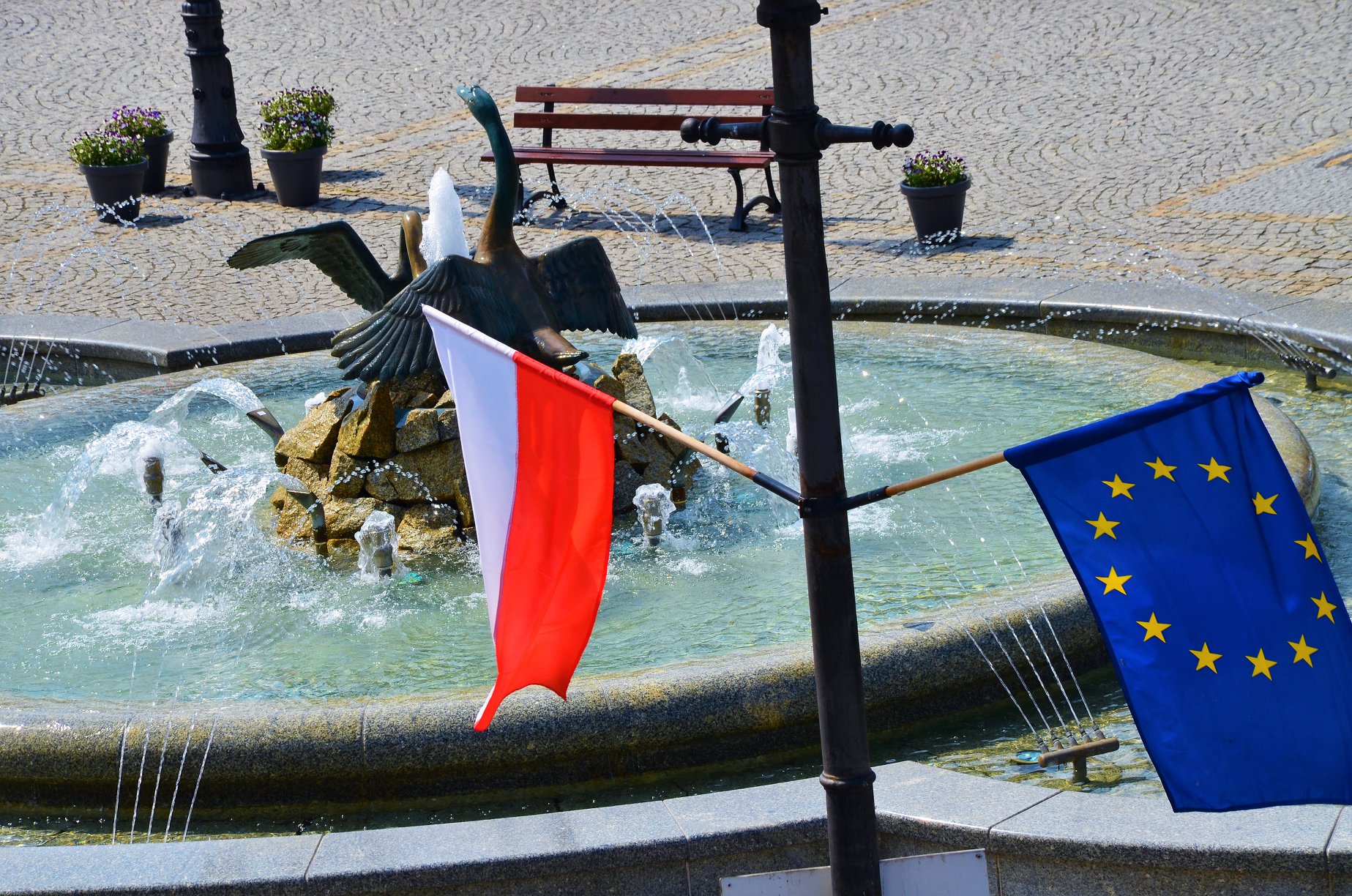 Flaga RP i Flaga UE