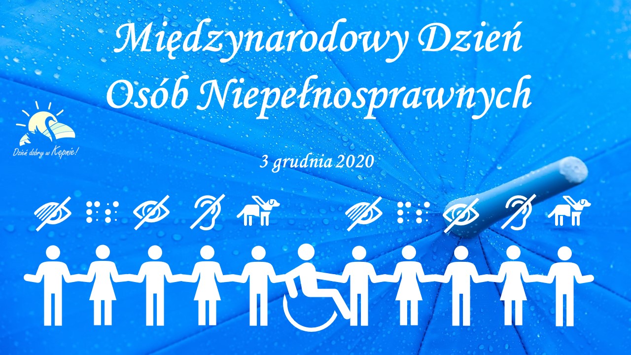 plakat promujacy Międzynarodowy dzień niepełnosprawnych 