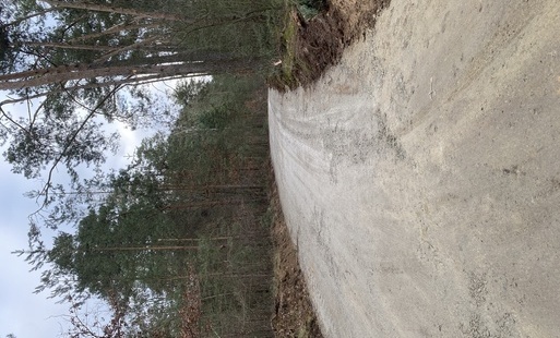 Powstała droga leśna Kierzenko-Jutrków 