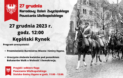 Zdjęcie do Narodowy Dzień Zwycięskiego Powstania Wielkopolskiego