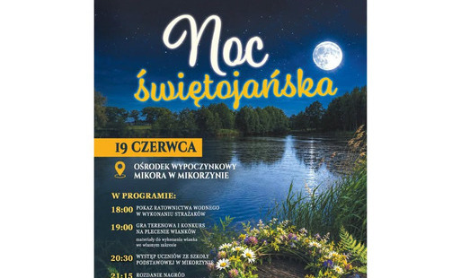 Zapraszamy na Noc Świętojańską