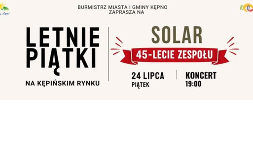 Zapraszamy na Letnie Piątki 